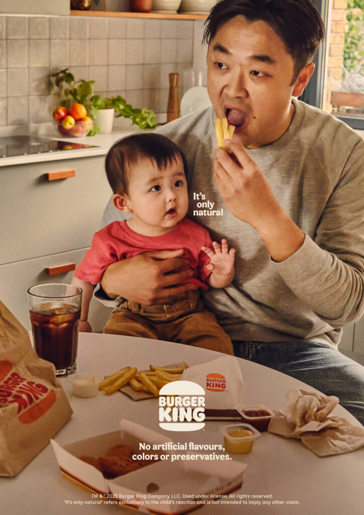 Its only natural campaign Burger King parents