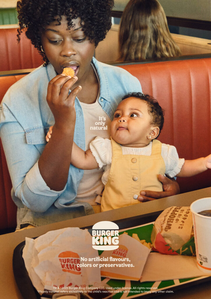 Its only natural campaign Burger King parents