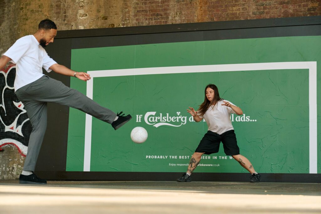 Carlsberg goal posters campaign on The Best of Ads