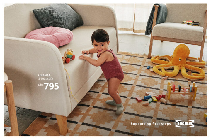 Supporting first steps campaign by IKEA on The Best of Ads