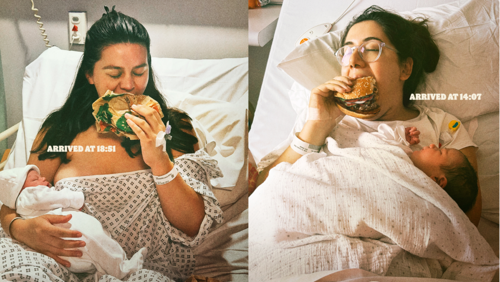 Newborn campaign Burger King