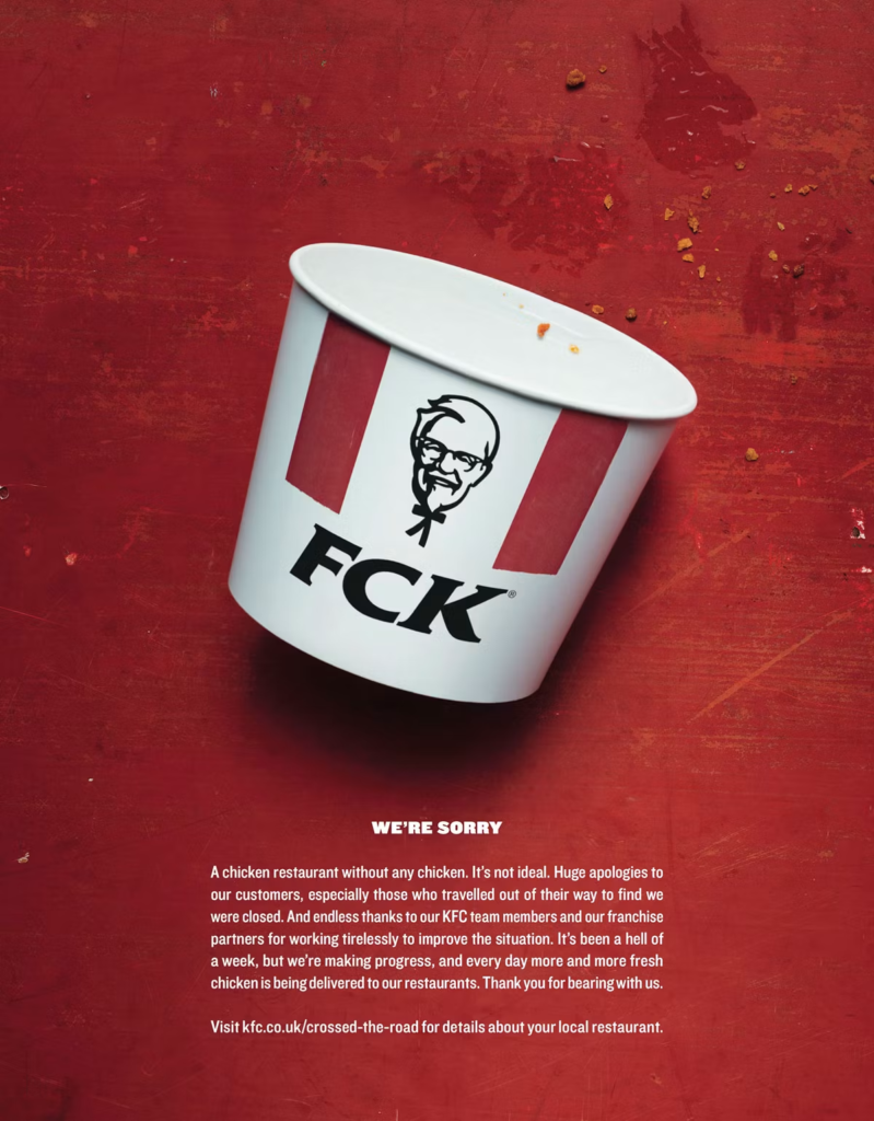 KFC FCK on The Best of Ads