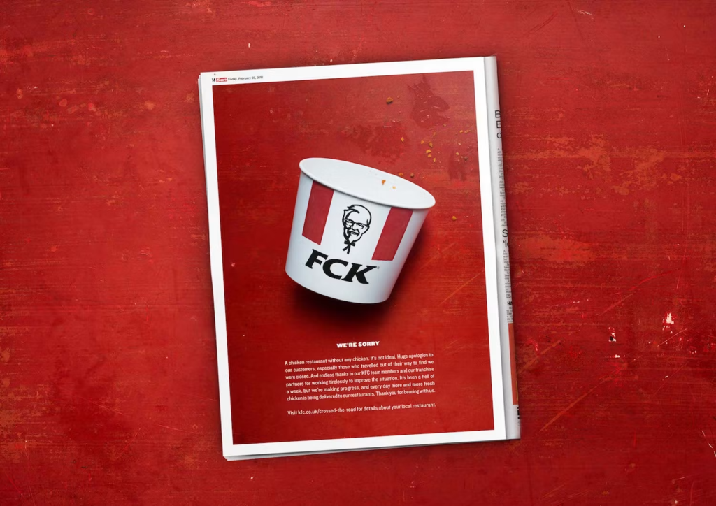 KFC FCK on The Best of Ads