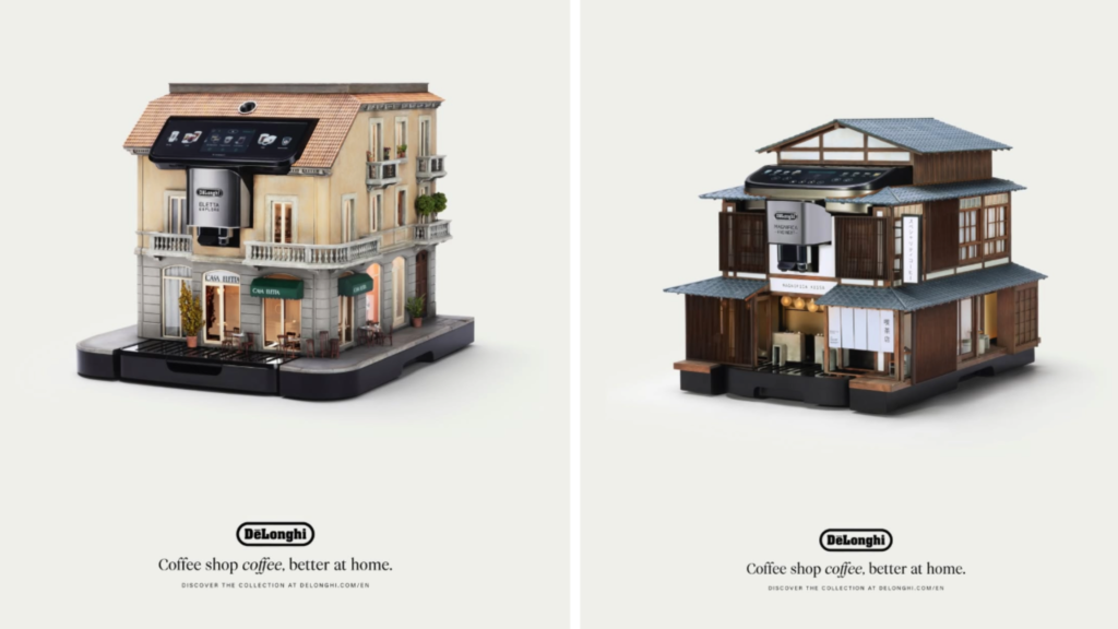 tiny coffee shop by De’Longhi on The Best of Ads