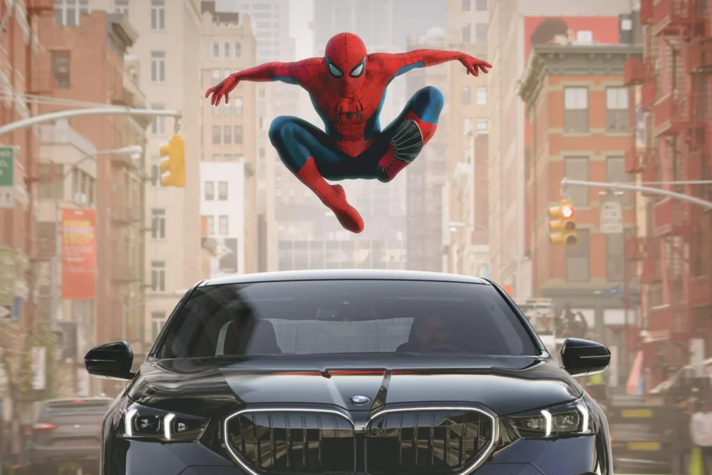BMW Spider-man promotion