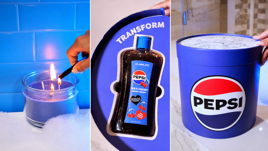 Pepsi x Glamlite body care by the Best of Ads