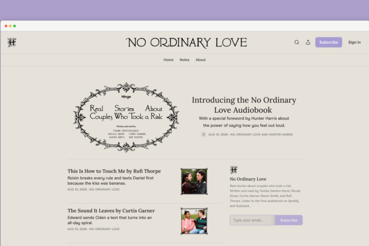 Hinge No Ordinary Love by the Best of Ads