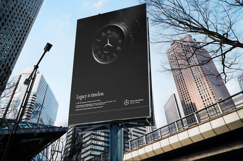 Mercedes Clock by the Best of Ads