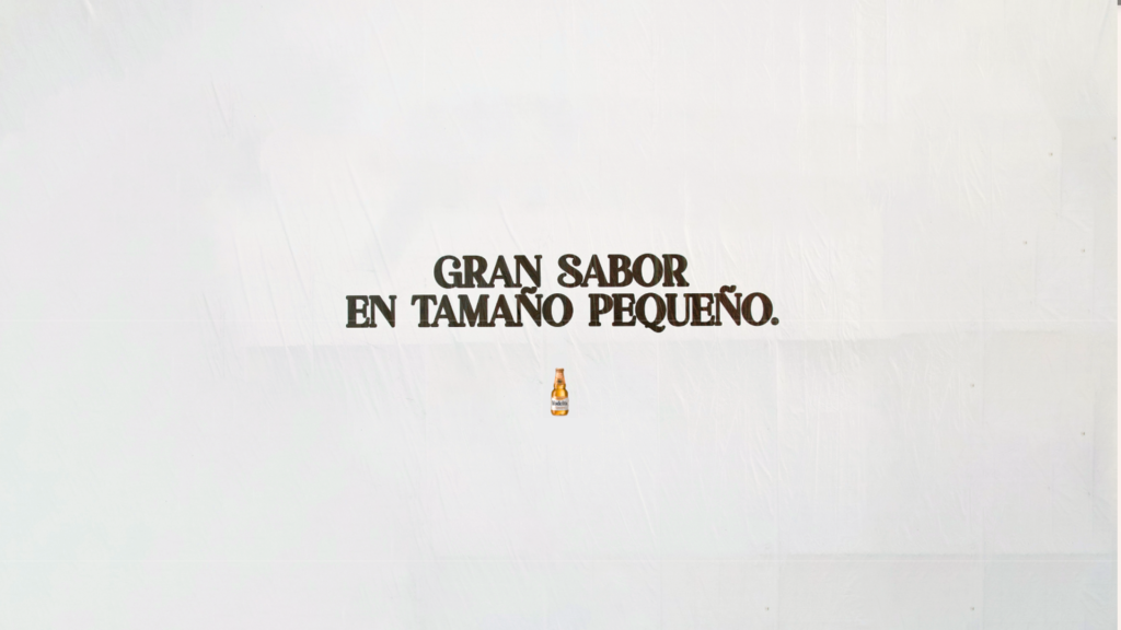 Modelo smallest beer by the Best of Ads