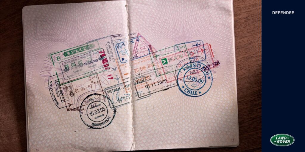 Land Rover Passport Stamps by the Best of Ads