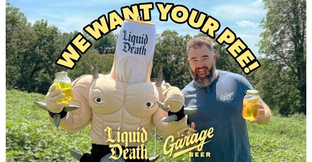 Liquid Death and Garage Beer want your pee by the Best of Ads