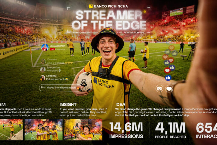 Banco Pichincha Streamer of the Edge by the Best of Ads