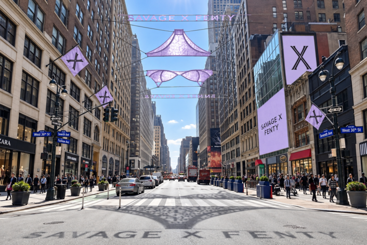 Savage X Fenty cast giant lingerie shadows across New York by The Best Of Ads
