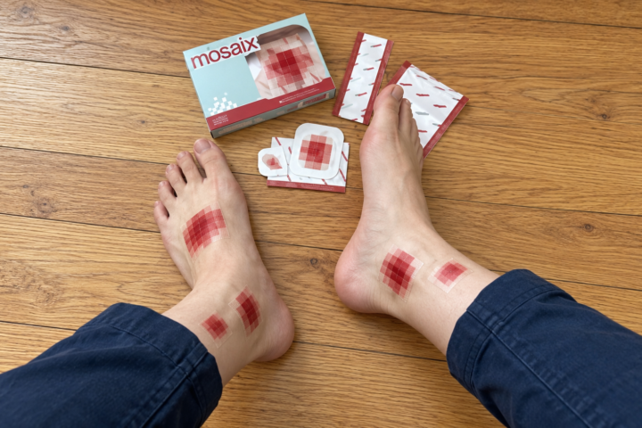 Mosaix pixelated bandages by The Best Of Ads