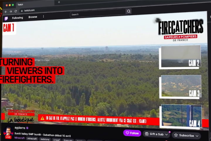 Twitch viewers monitor French forests for wildfire smoke by The Best Of Ads