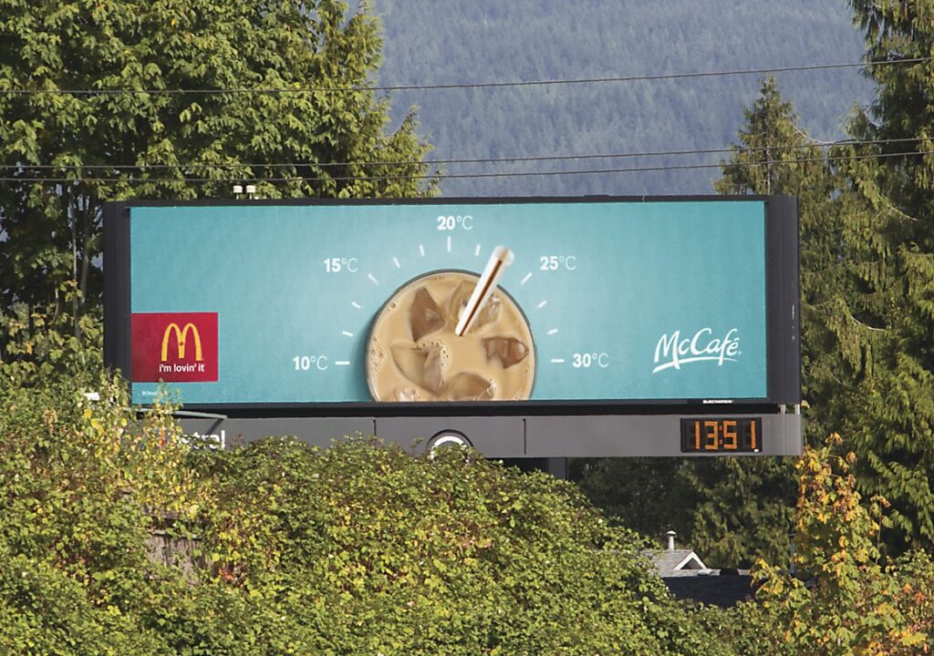 McDonald’s Just Right billboard by The Best Of Ads